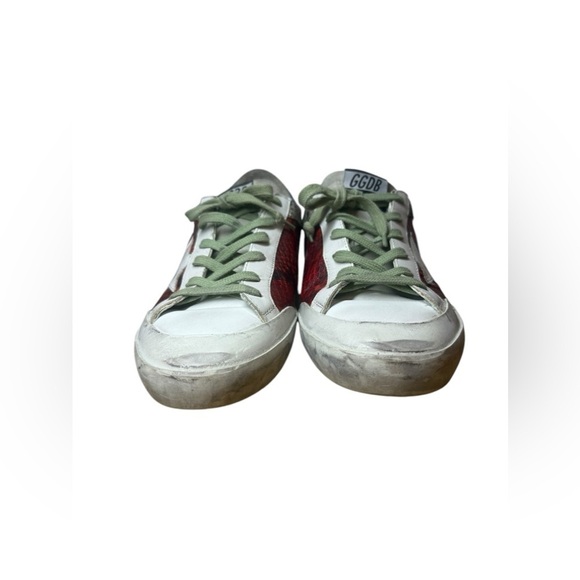 Golden Goose Superstar Sneaker Multi Color Snake White Star Size 41 or US 11 - Picture 6 of 12